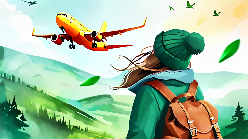 스카이스캐너부터 트립닷컴까지, 최저가 항공권 비교 분석 (watercolor 스타일)