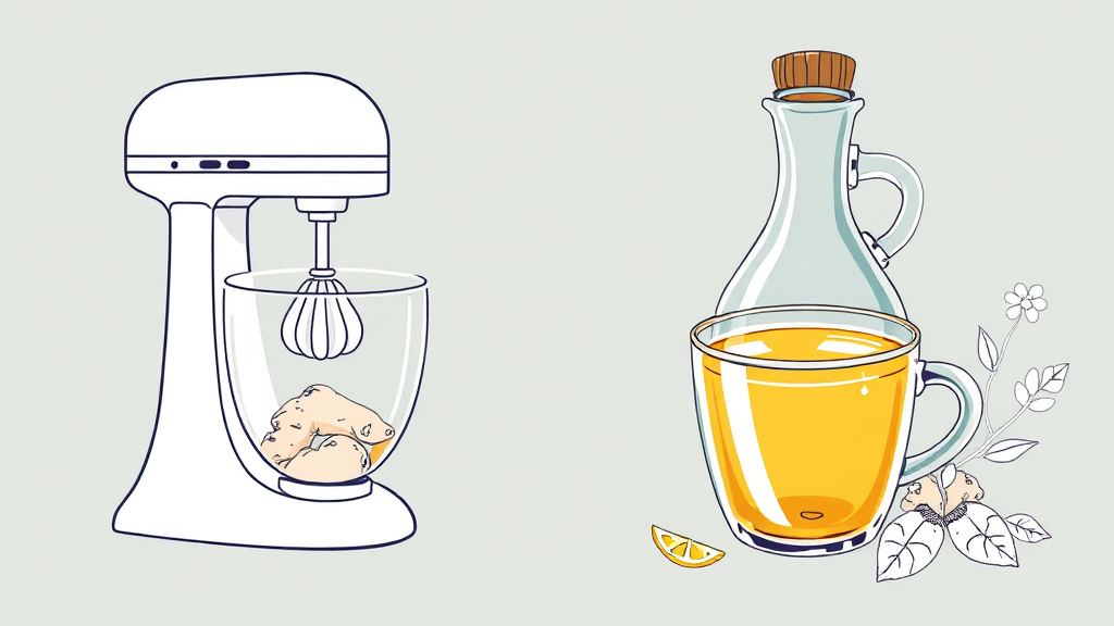 맛과 향을 더하는 비법 (illustration 스타일)