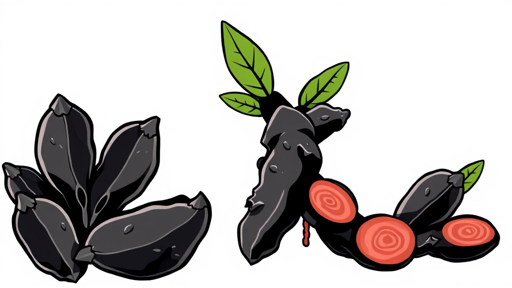 섭취 시 주의사항 및 부작용 (cartoon 스타일)