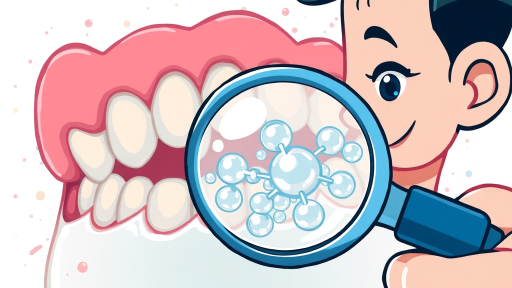 알란토인 vs 다른 잇몸 건강 성분 (cartoon 스타일)