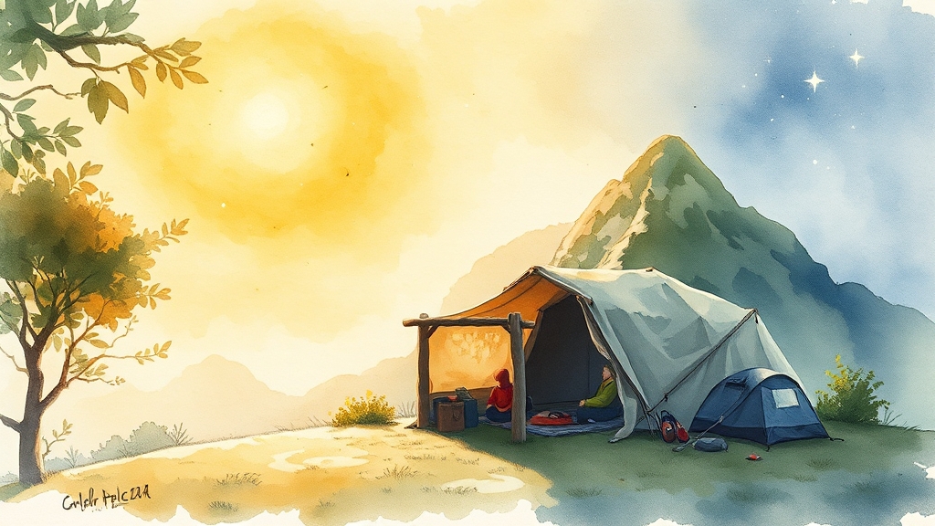 허브쉘터의 역사와 용도 (watercolor 스타일)