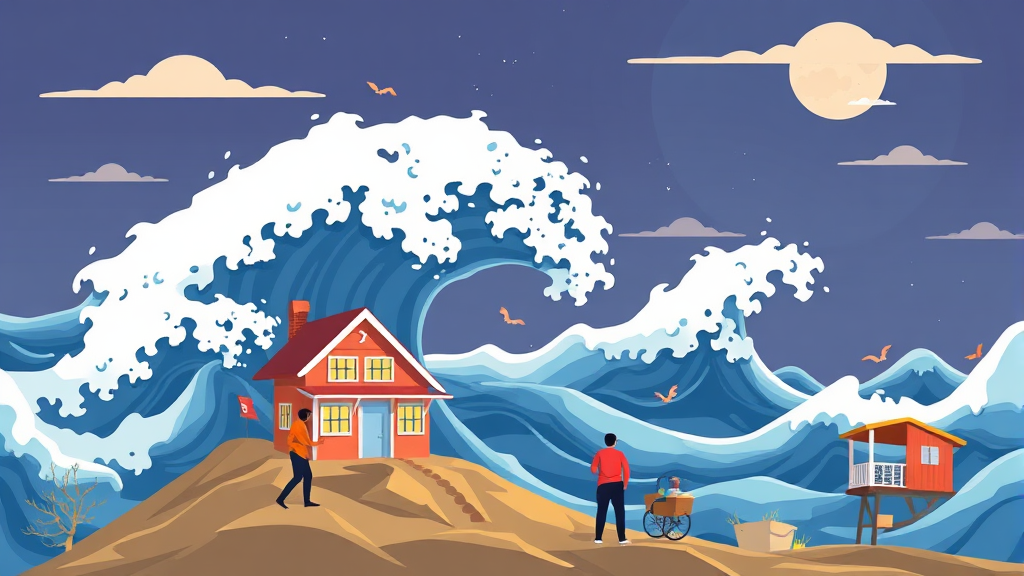 세금 변화 (illustration 스타일)