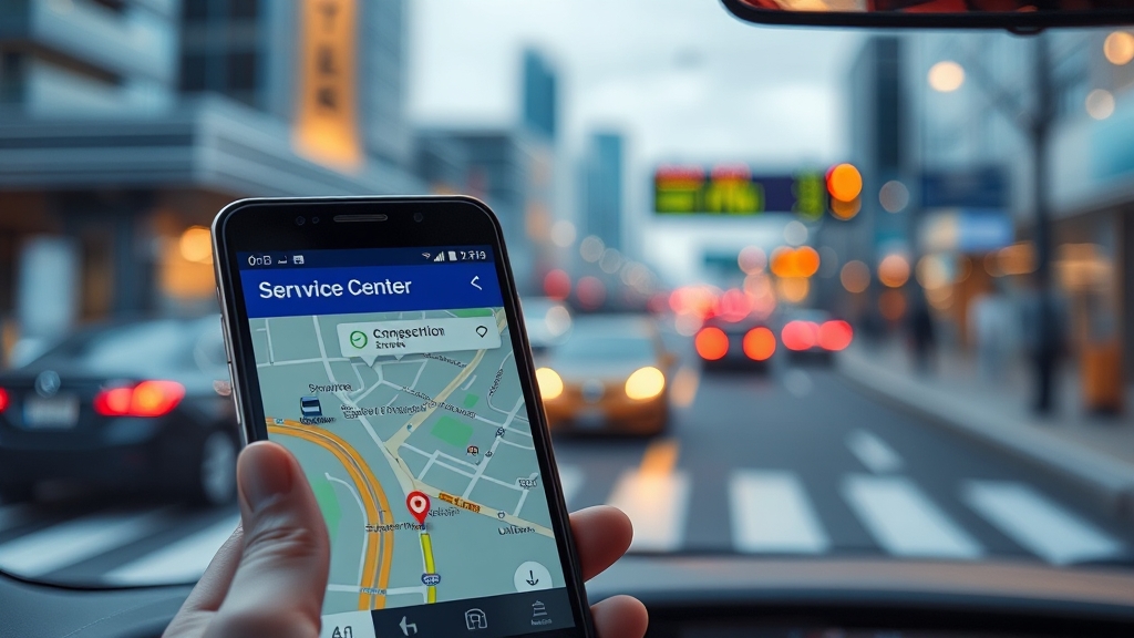 서비스센터 위치 찾기 (realistic 스타일)