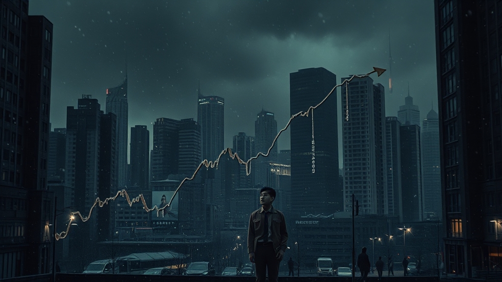 성장률 하향 조정, 왜? (realistic 스타일)