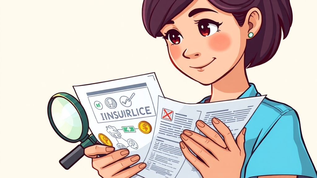 간병비 보험 청구 절차 (cartoon 스타일)