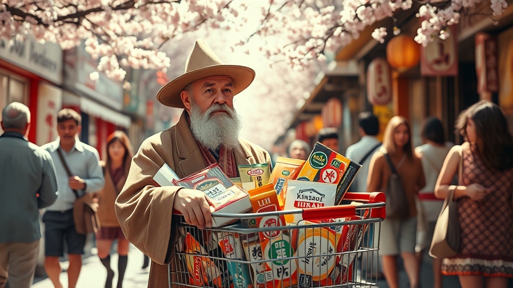 상비약부터 기념품까지: 돈키호테 쇼핑템 총정리 (realistic 스타일)