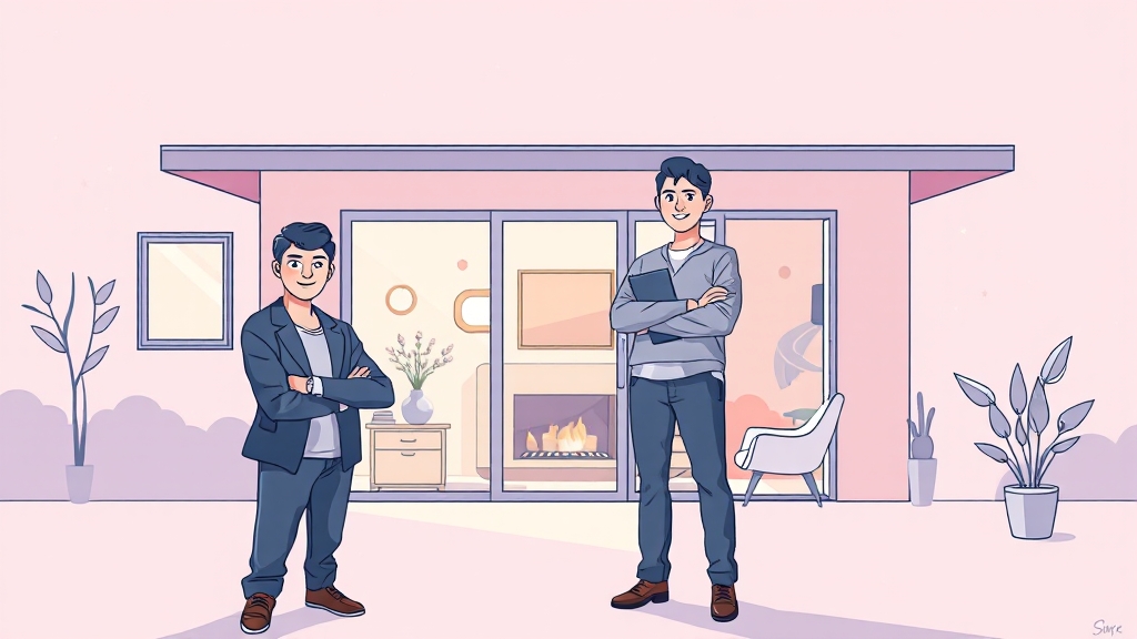 전세보증금 반환보증 가입 (illustration 스타일)