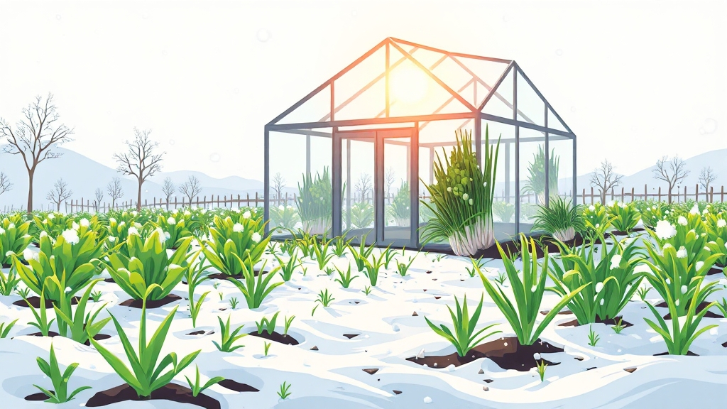 노지 vs 비닐하우스, 뭐가 다를까? (cartoon 스타일)