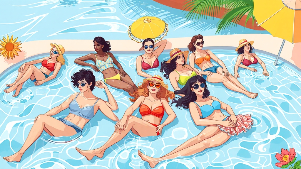 현대적인 삼복 건강 관리법 🌡️ (illustration 스타일)