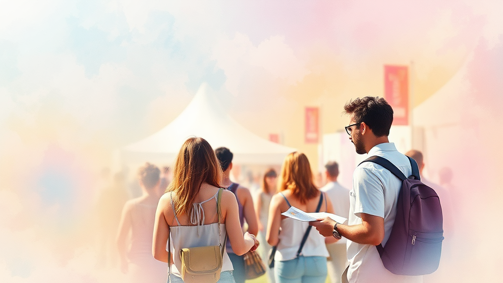 나만의 축제 계획 세우기: 효율적인 일정 구성 팁 (watercolor 스타일)