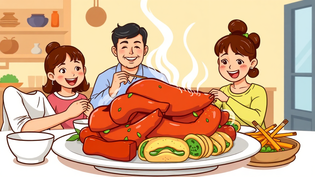 오룡지구 맛집: 고기짬뽕과 식당 정보 (cartoon 스타일)