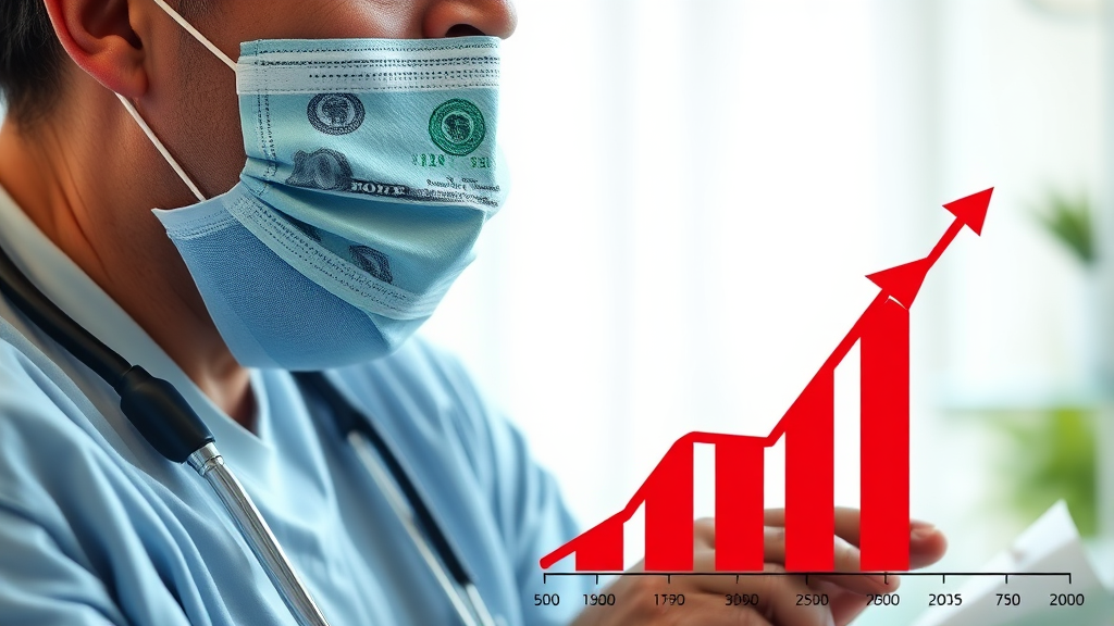 실손보험료 인상의 주요 원인 (realistic 스타일)