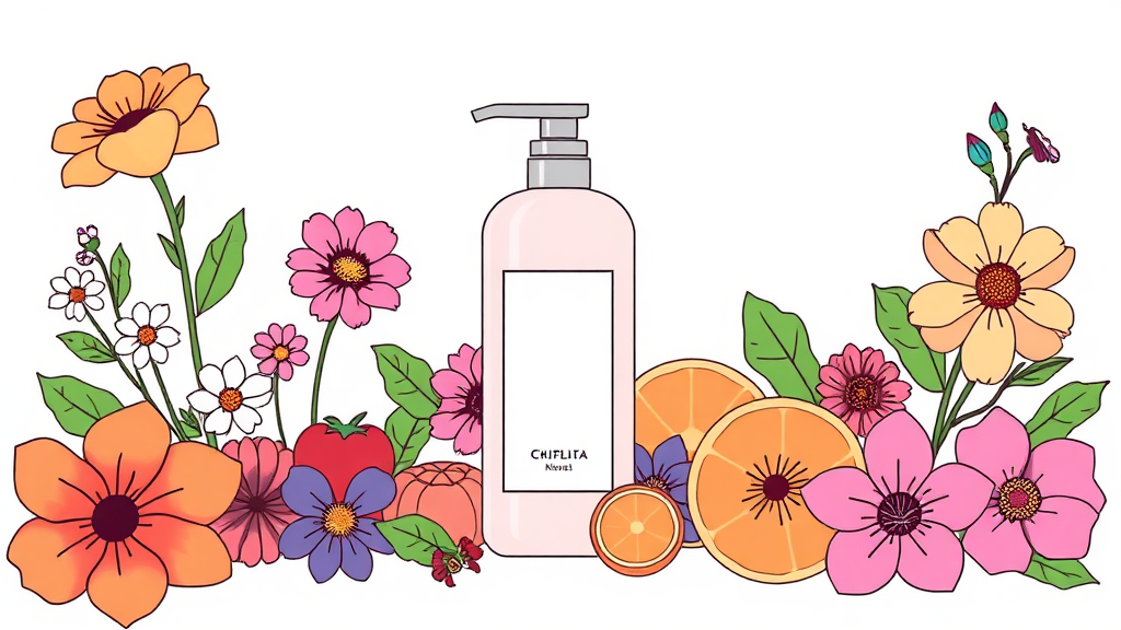 겨울철 피부, 바디로션 선택 A to Z 5 향기 종류별 추천 (illustration 스타일)