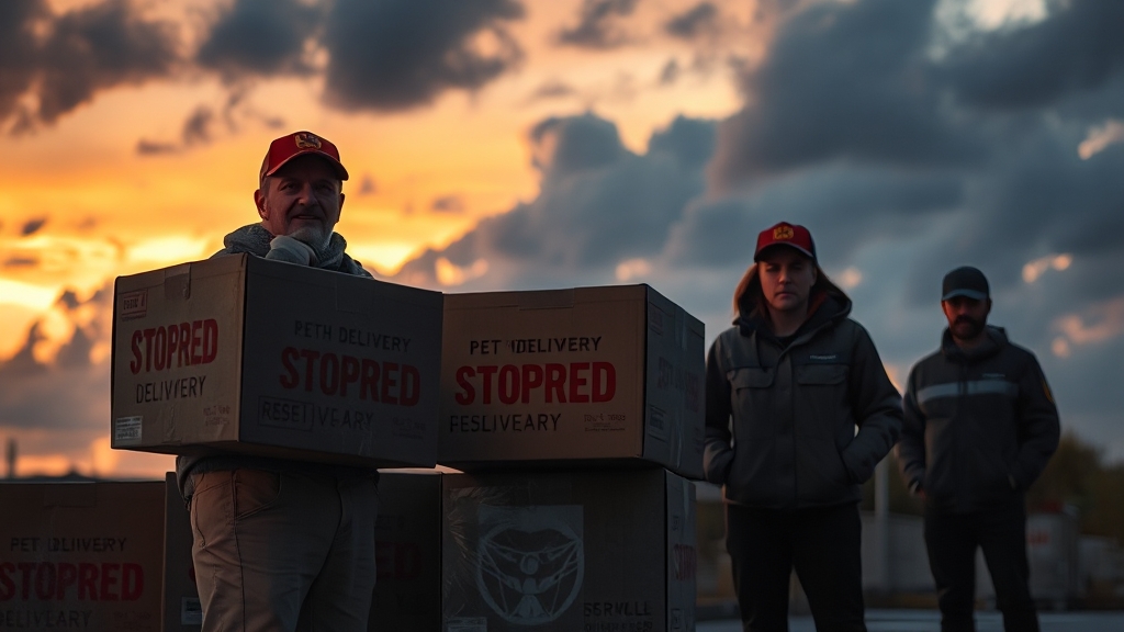 새벽 배송 금지, 왜 논란일까? (realistic 스타일)