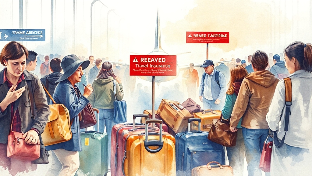 파업 대비, 철저하게 (watercolor 스타일)