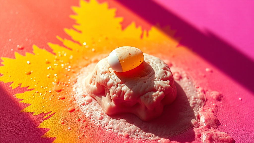 편도결석이란? 증상 알아보기 (popart 스타일)