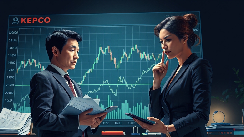 한전 투자, 언제 사고팔아야 할까? (realistic 스타일)