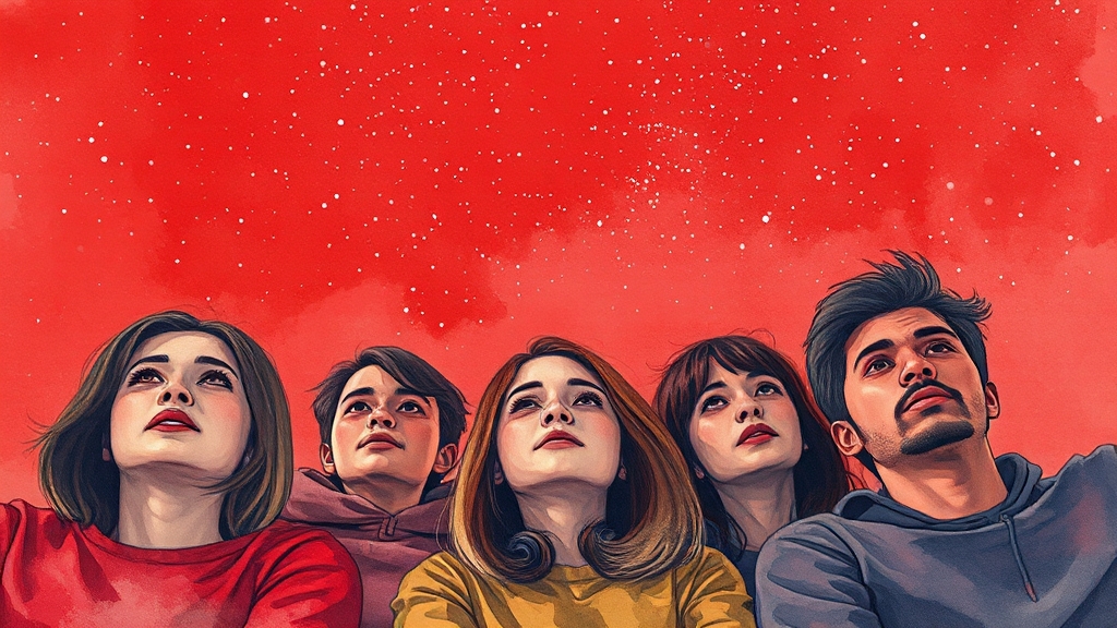 ‘북극성’ 시청자 반응 분석 (watercolor 스타일)