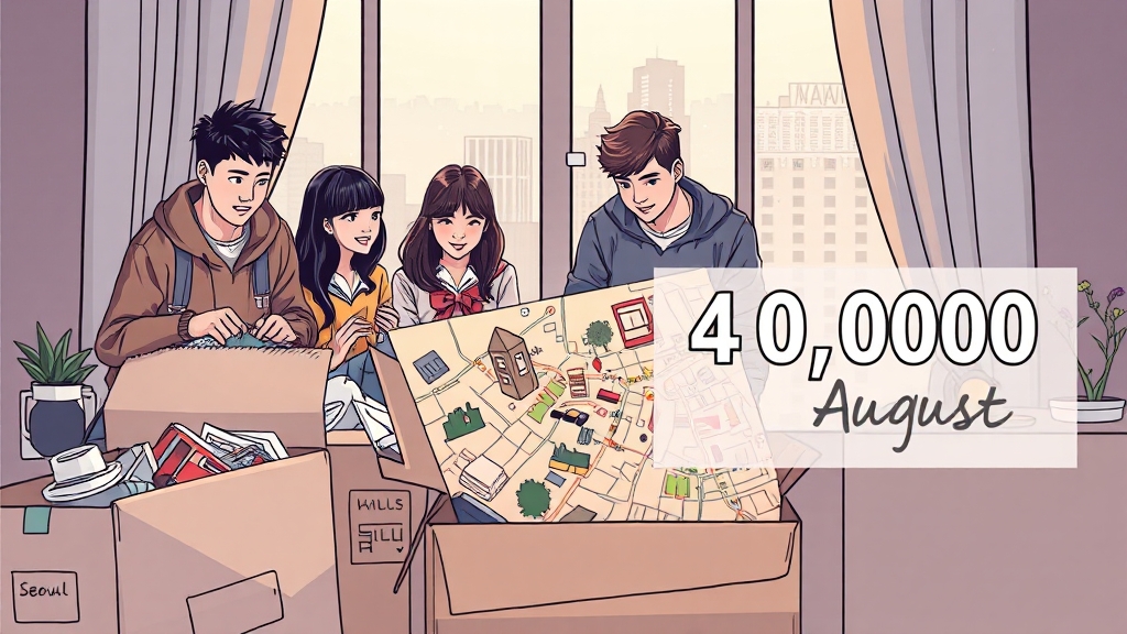 청년 이사비 지원 개요 (illustration 스타일)