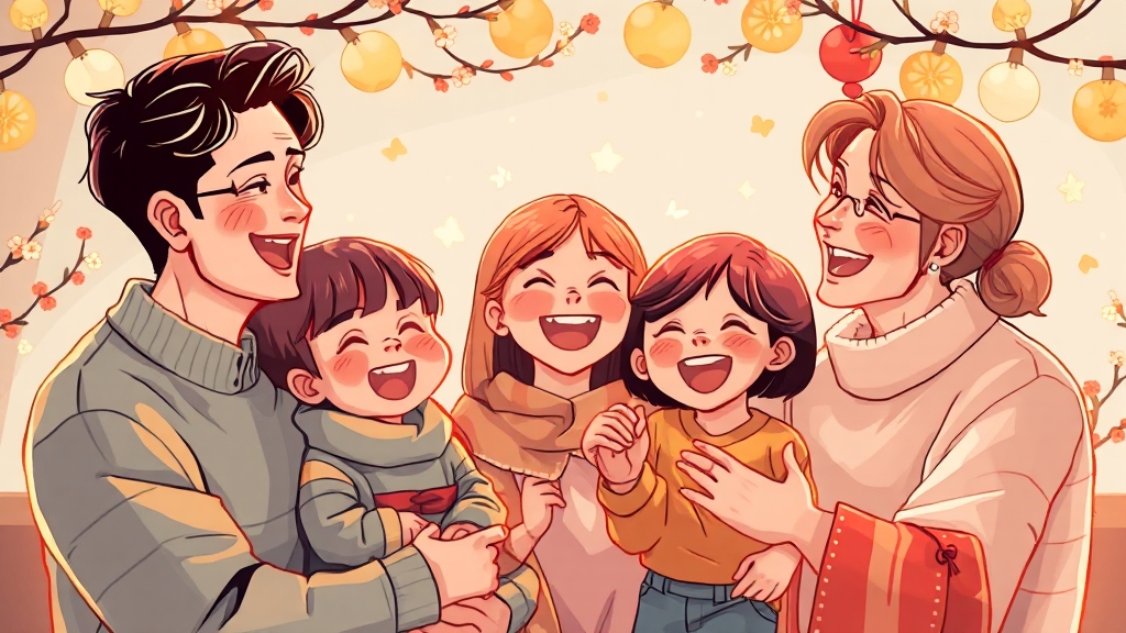 명절 호칭 꿀팁 (illustration 스타일)