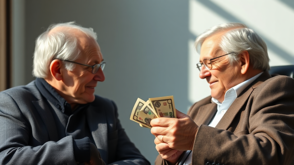 퇴직금과 퇴직연금, 무엇이 다를까? (realistic 스타일)