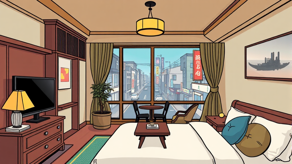 서비스 & 편의 시설: 부족함 없는 완벽함 (cartoon 스타일)