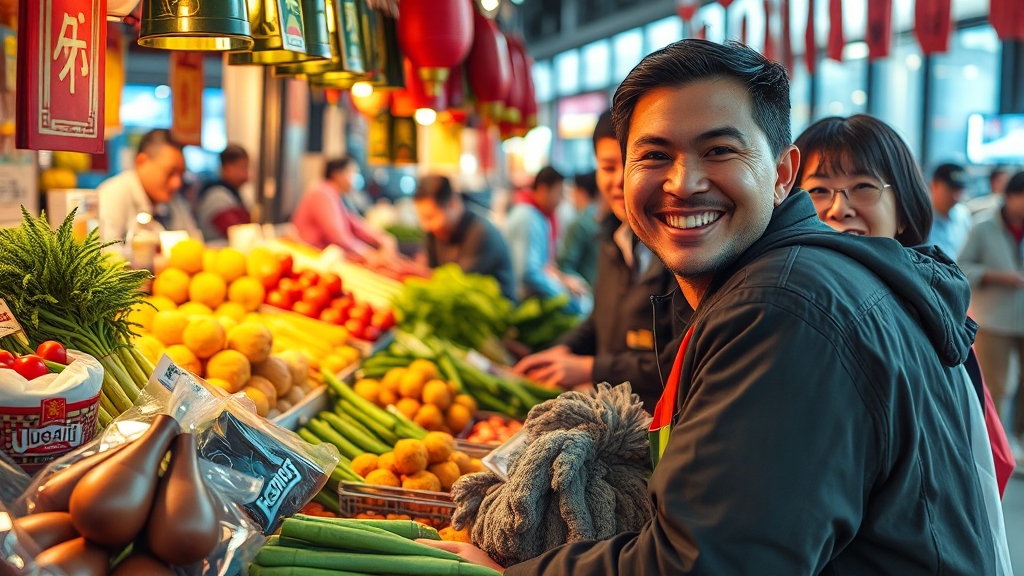 용인 5일장 방문 후기 공유! (realistic 스타일)