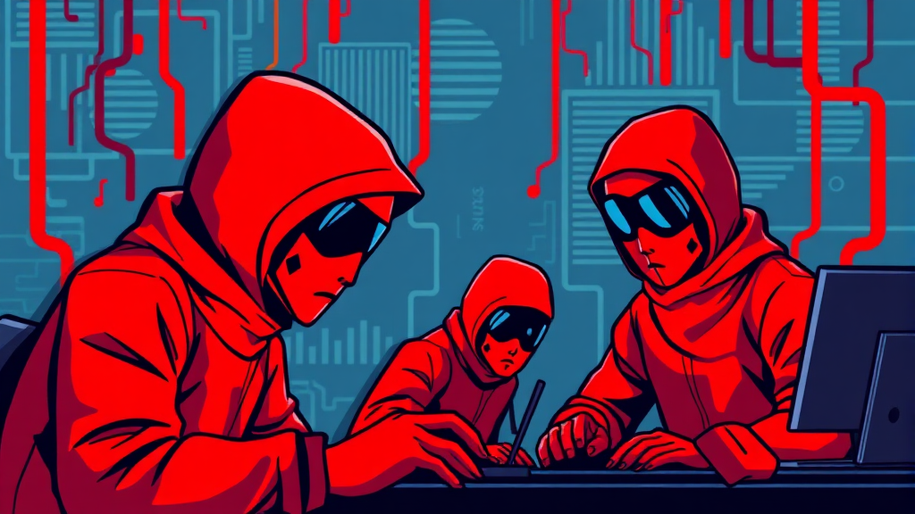 중국발 해킹, 왜 잦을까? (cartoon 스타일)