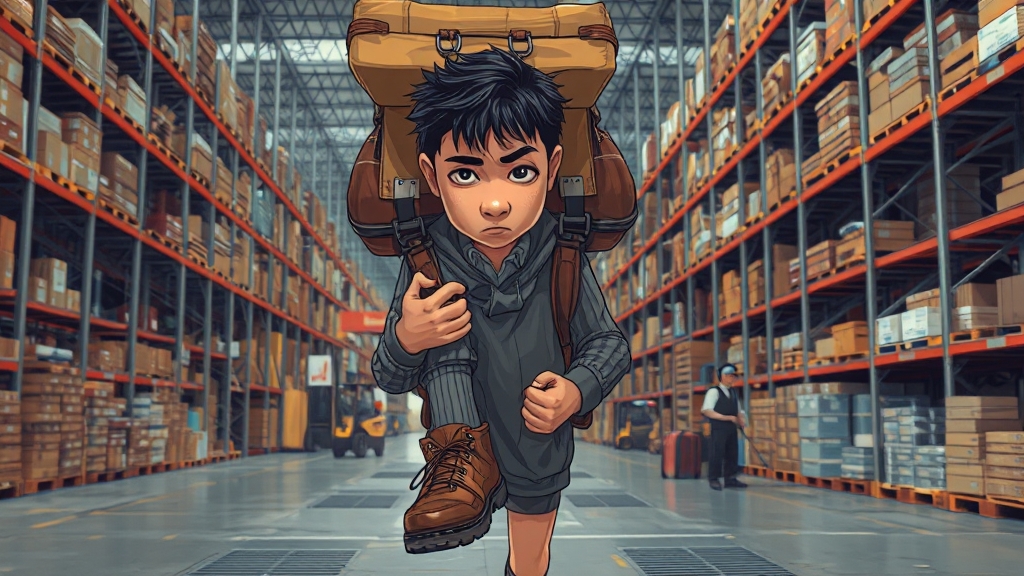 쿠팡 알바 발 통증 후기, 생생하게! (illustration 스타일)