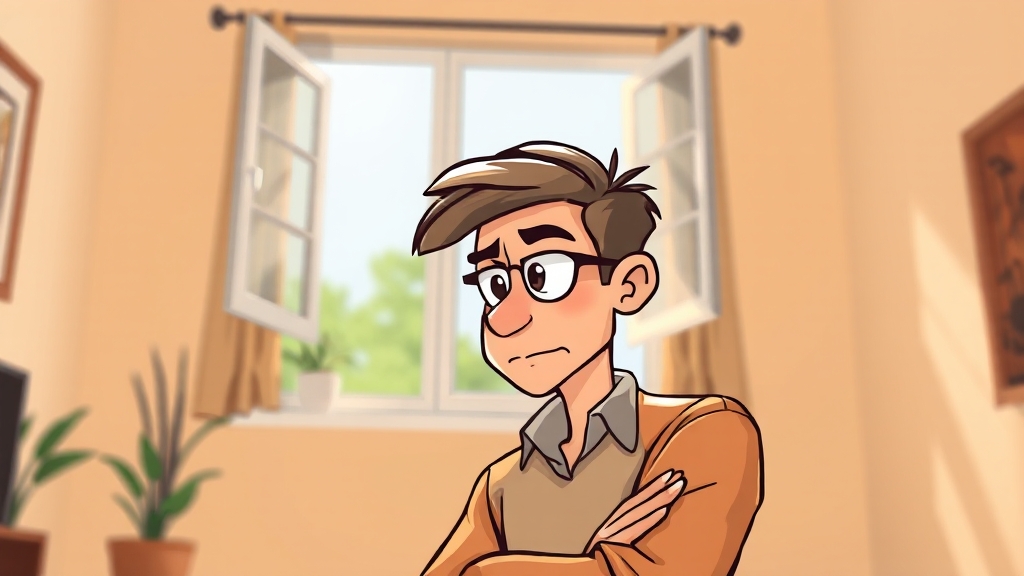 집 구조 및 내부 상태 점검 (cartoon 스타일)