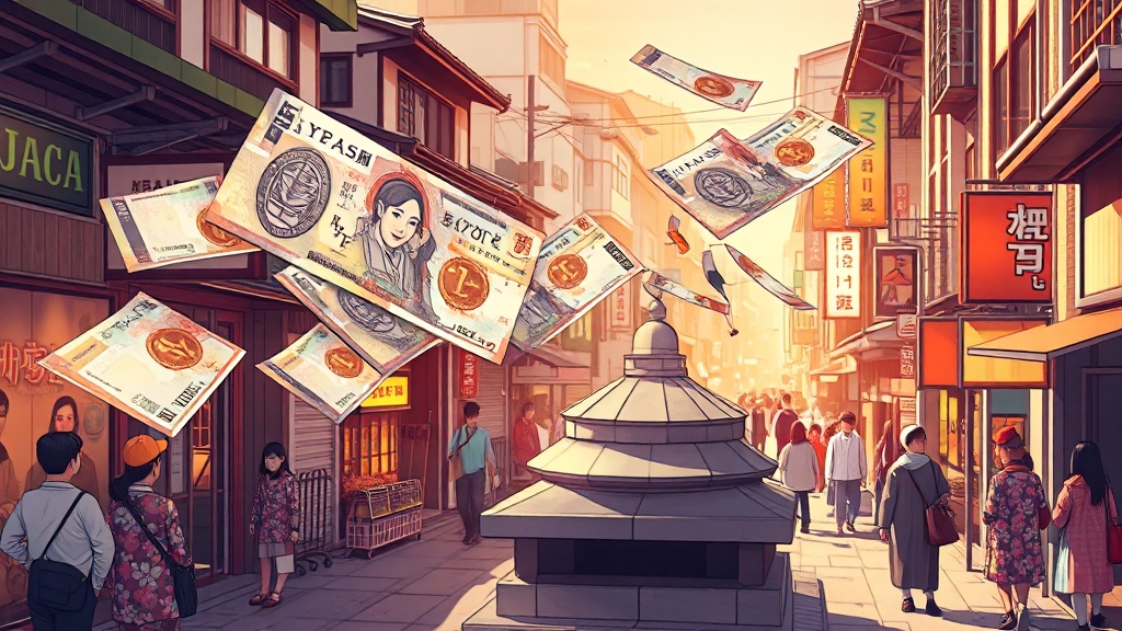 엔화 환전, 왜 필요할까? (illustration 스타일)