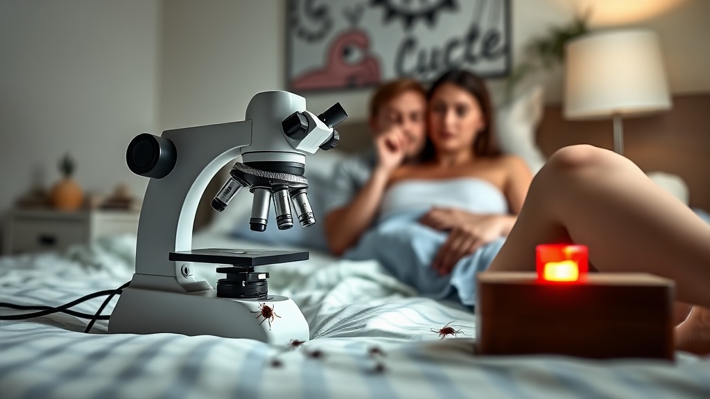 사면발이 치료 시 주의사항 및 재감염 방지 (realistic 스타일)