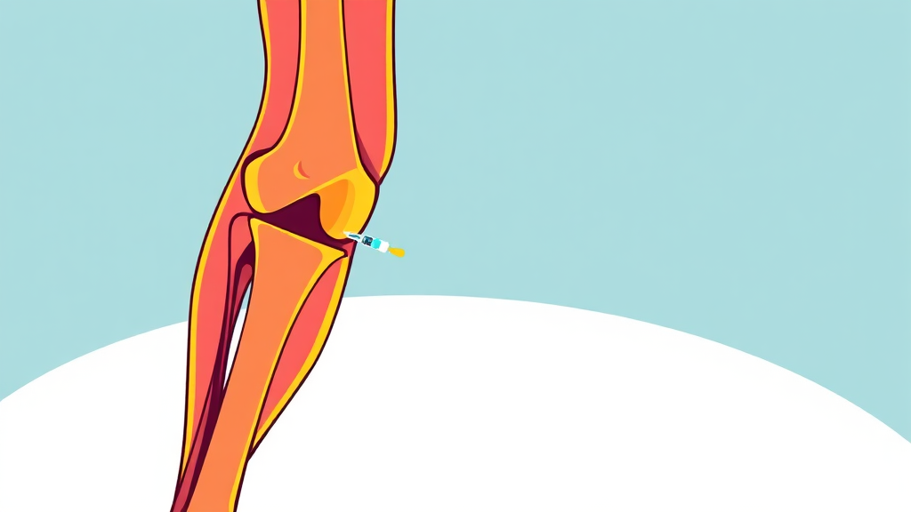 무릎 연골주사, 무엇이 궁금하신가요? (cartoon 스타일)