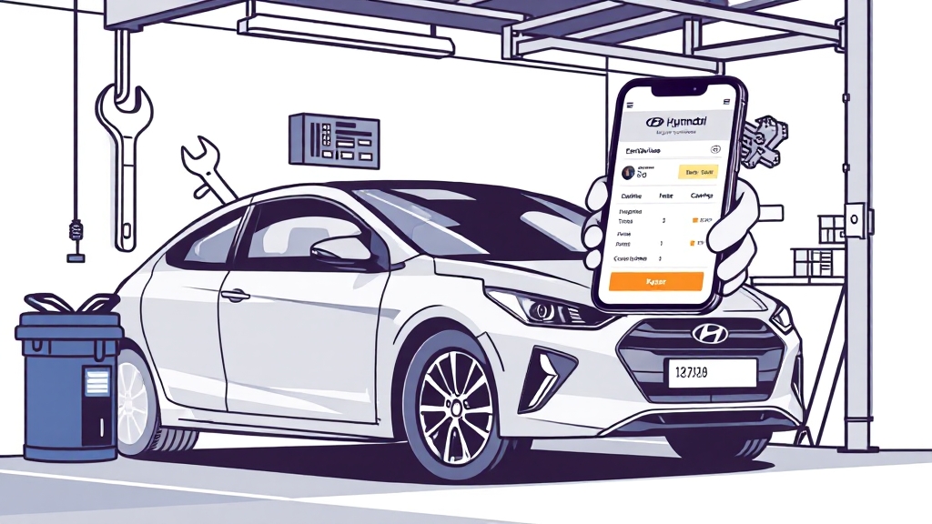 차량 정비 시 주의사항 & 팁 (illustration 스타일)