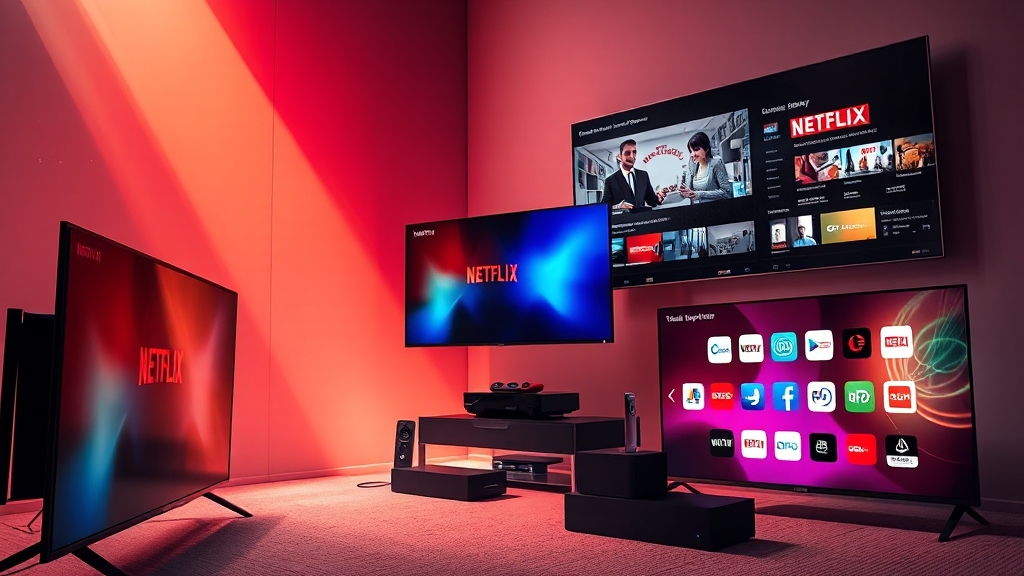 넷플릭스 요금제 종류 및 가격 (realistic 스타일)