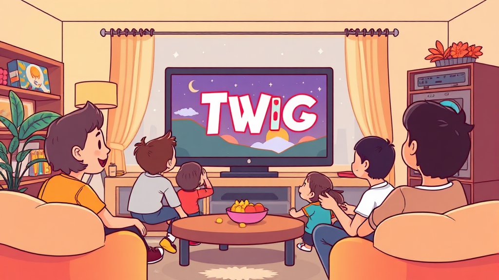 티빙 요금제 안내 (cartoon 스타일)