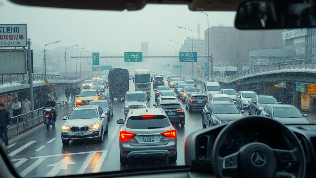 FSD의 한계점과 개선 과제 (realistic 스타일)