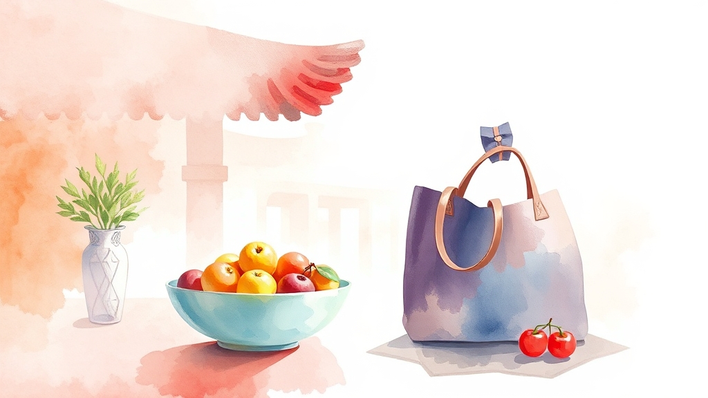 굿즈 구매 후기 및 활용법 (watercolor 스타일)