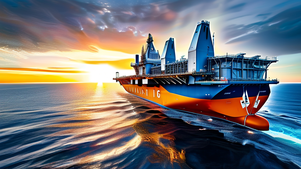 FLNG 사업의 중요성과 삼성중공업의 독점 지위 (realistic 스타일)