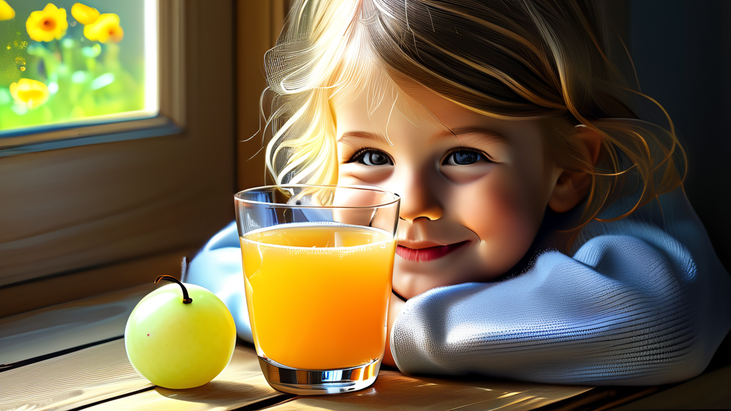 맛있게 즐기는 도라지배즙 섭취법 (realistic 스타일)