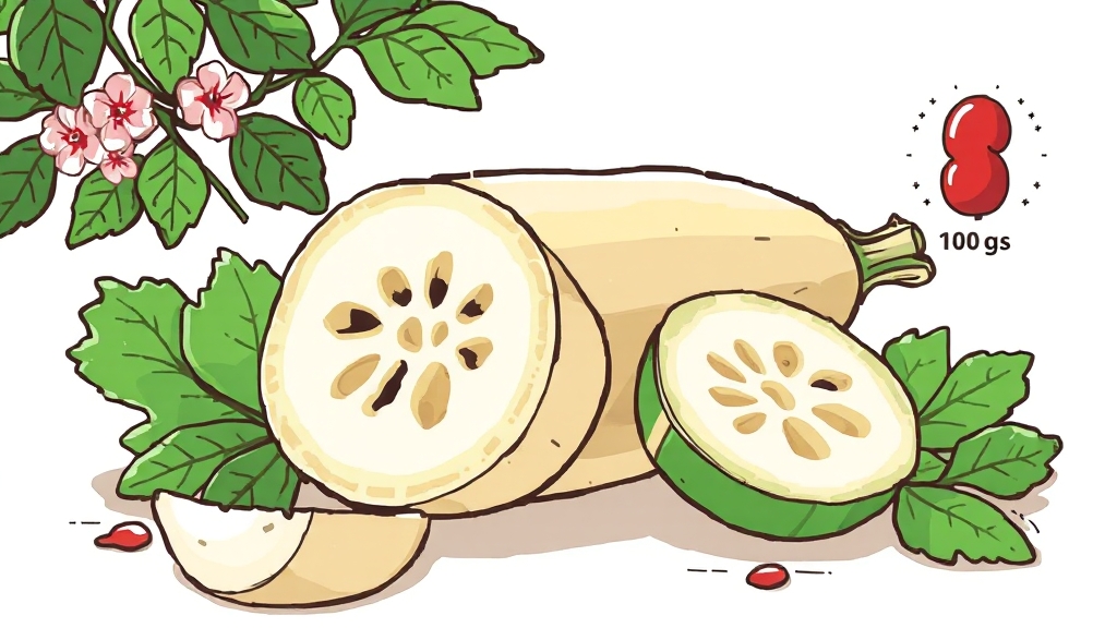 히카마 섭취 시 주의사항 및 부작용 (illustration 스타일)