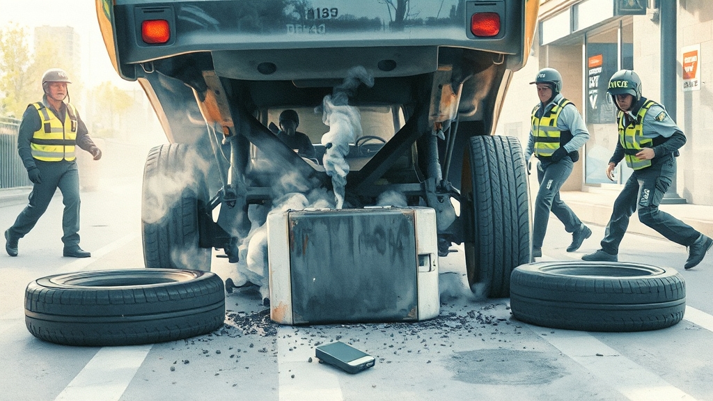 사고 발생 시, 초기 대응 방법 (watercolor 스타일)