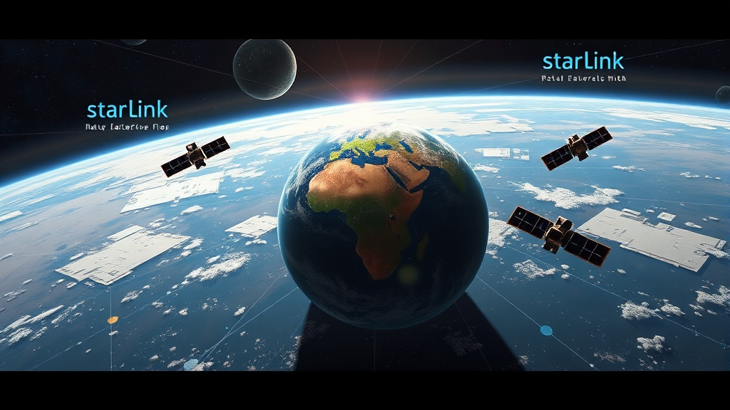 스타링크 분사 상장 전망 (realistic 스타일)