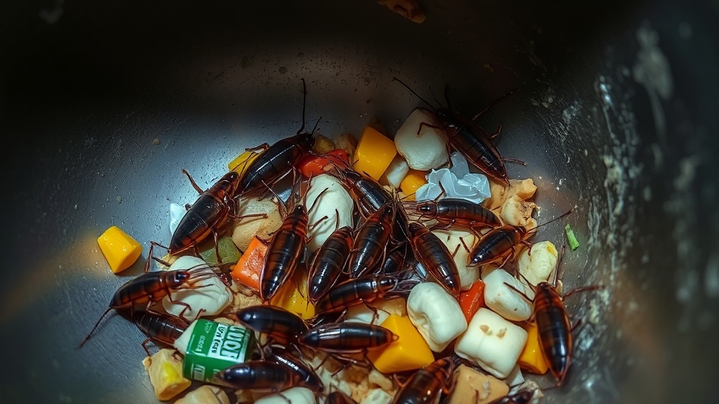 바퀴벌레 특징과 서식 환경 (realistic 스타일)