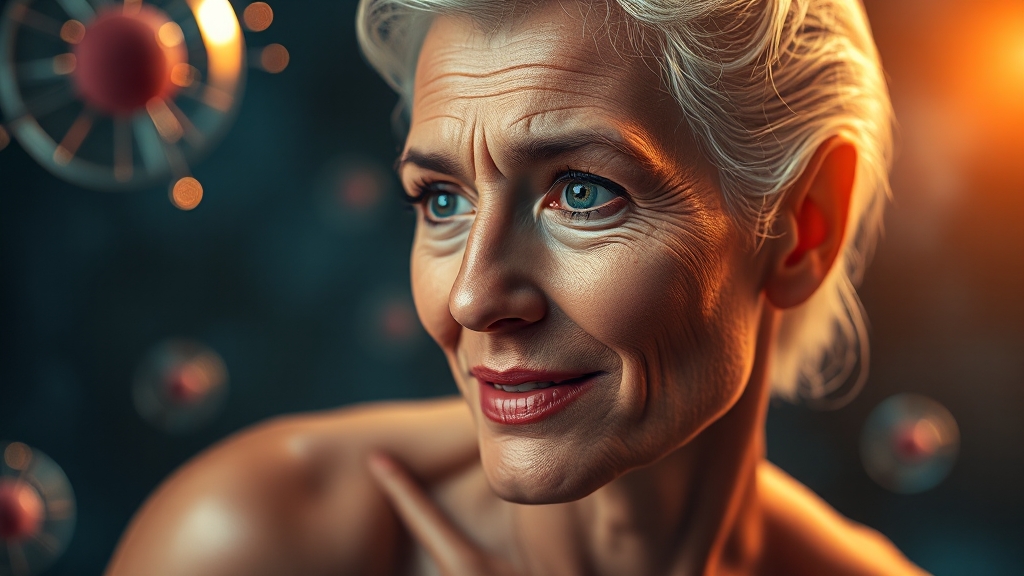 NMN 효능 및 과학적 근거 (realistic 스타일)