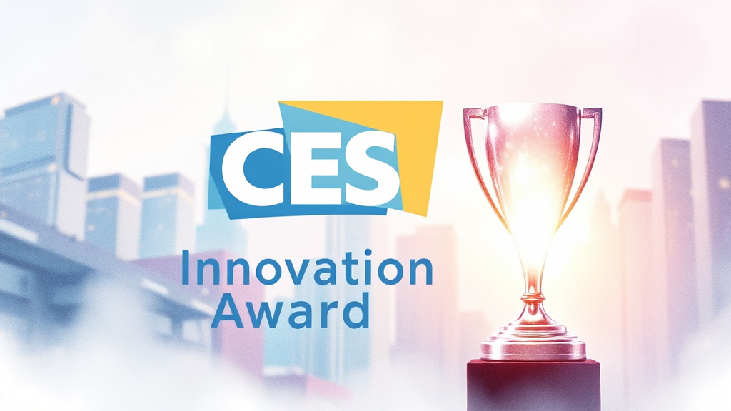 CES 혁신상 수상 후 기대 효과 (watercolor 스타일)