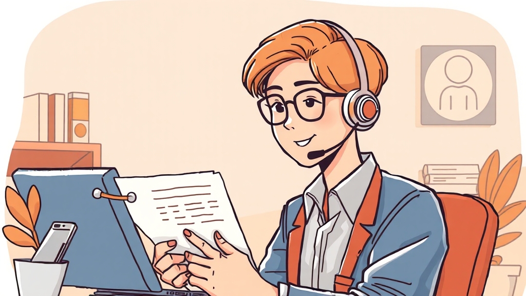 고객센터 이용 안내 (illustration 스타일)