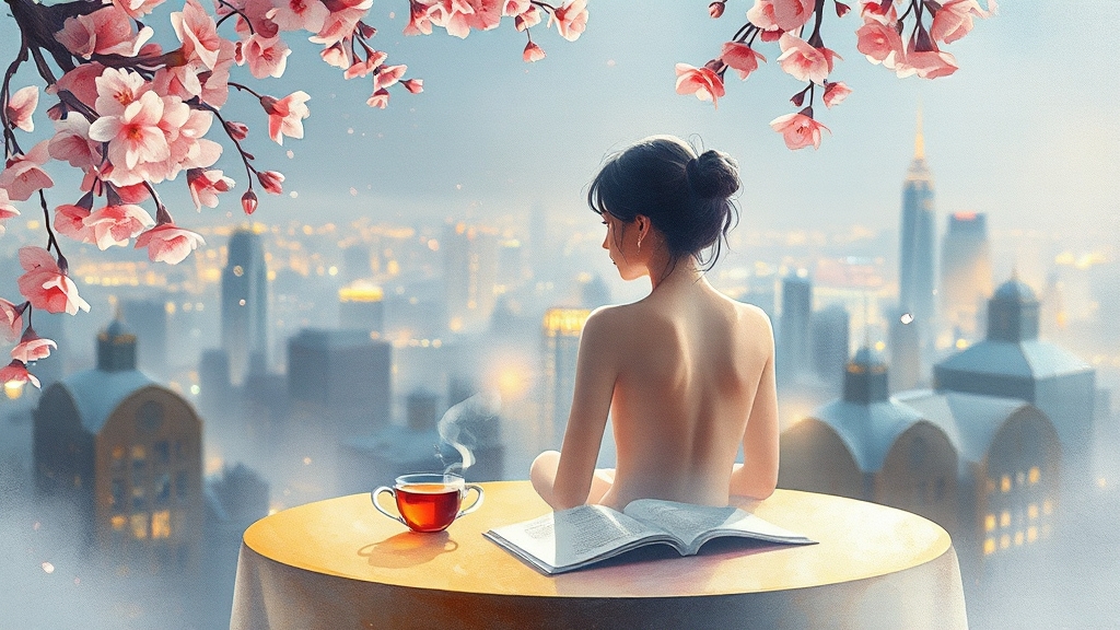 도시, 내면, 그리고 고독 (watercolor 스타일)