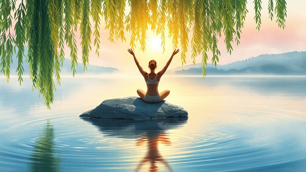 마음 챙김, 스트레스 OUT! (watercolor 스타일)