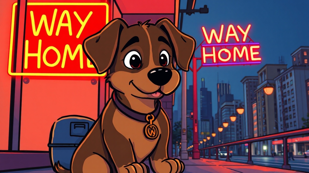 동물등록 정보, 확인하고 변경하세요! (cartoon 스타일)